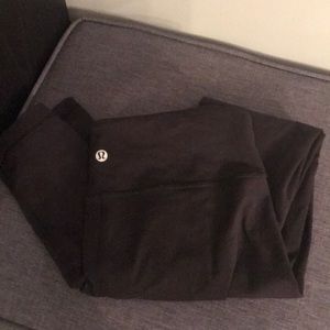 Black lulu leggings full length